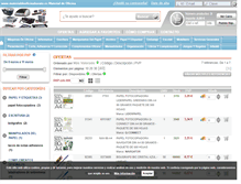 Tablet Screenshot of materialdeoficinabarato.es